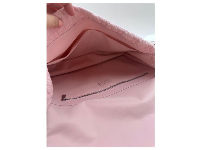 Wickeltasche Dior in blassrosa mit Makramee-Muster 2024 - Ansicht 8