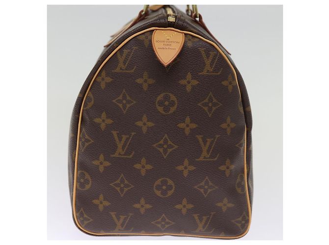 LOUIS VUITTON Monogramm My LV Heritage Speedy 30 Handtasche Rot Grün LV Auth 76750 - Ansicht 3