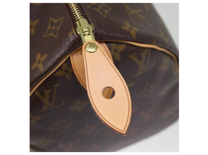 LOUIS VUITTON Monogramm My LV Heritage Speedy 30 Handtasche Rot Grün LV Auth 76750 - Ansicht 8