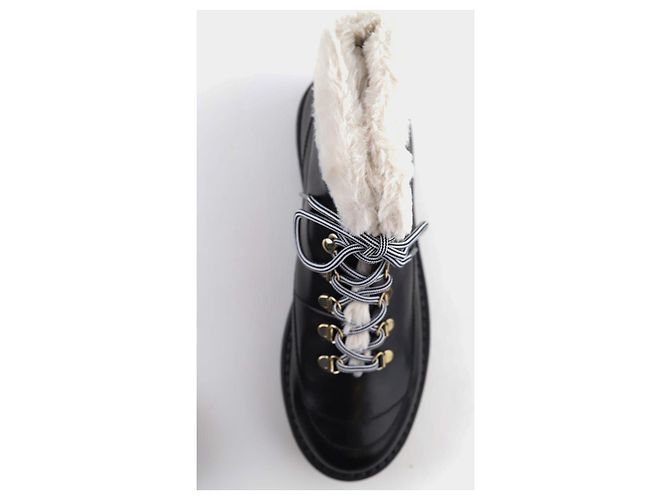 Lk Bennett Botas de couro com cadarços - vista 4