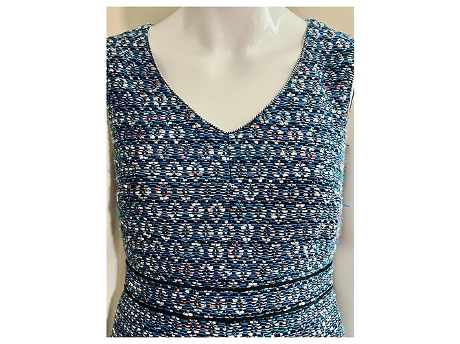 Diane Von Furstenberg DvF LeeLou Tweed-Kleid mit metallischen Fasern - Ansicht 3