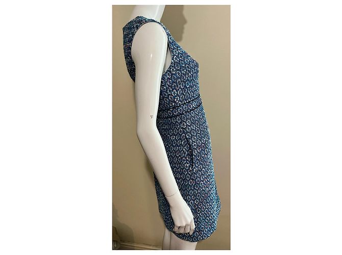 Diane Von Furstenberg DvF LeeLou Tweed-Kleid mit metallischen Fasern - Ansicht 5