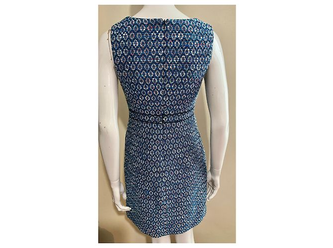 Diane Von Furstenberg DvF LeeLou Tweed-Kleid mit metallischen Fasern - Ansicht 6