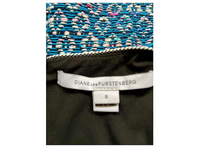 Diane Von Furstenberg DvF LeeLou Tweed-Kleid mit metallischen Fasern - Ansicht 7