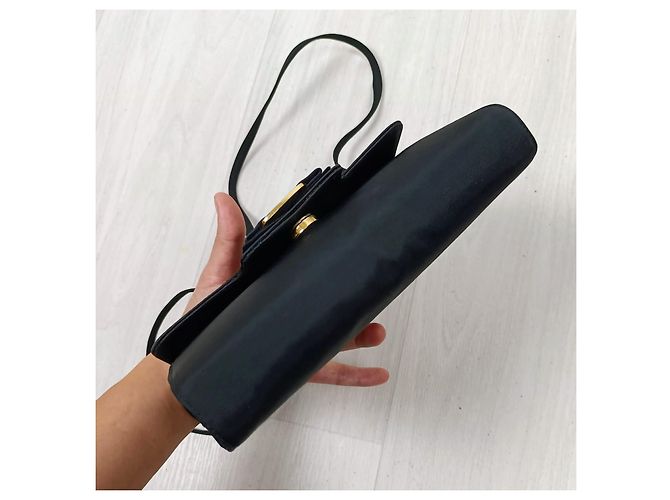 Pochette nera elegante Salvatore Ferragamo Nero - vista 11