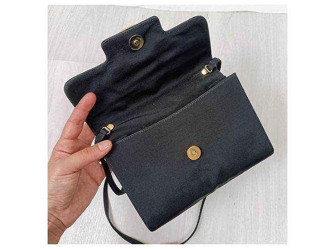 Pochette nera elegante Salvatore Ferragamo Nero - vista 3