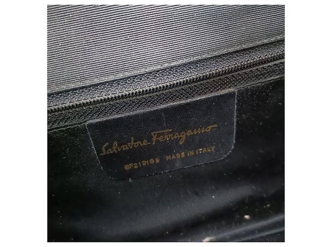 Pochette nera elegante Salvatore Ferragamo Nero - vista 4
