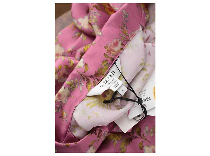 Lk Bennett Seidenhemd Rosa Gr L Pink - Ansicht 5