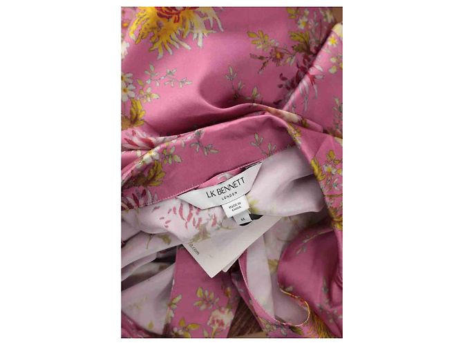 Camicia di seta Lk Bennett Ava rosa M - vista 5