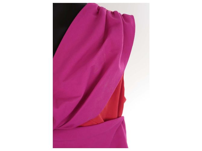 Lk Bennett Vestido Sabella de seda roja - vista 3