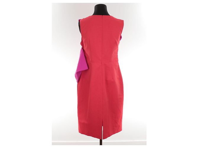 Lk Bennett Vestido Sabella de seda roja - vista 6