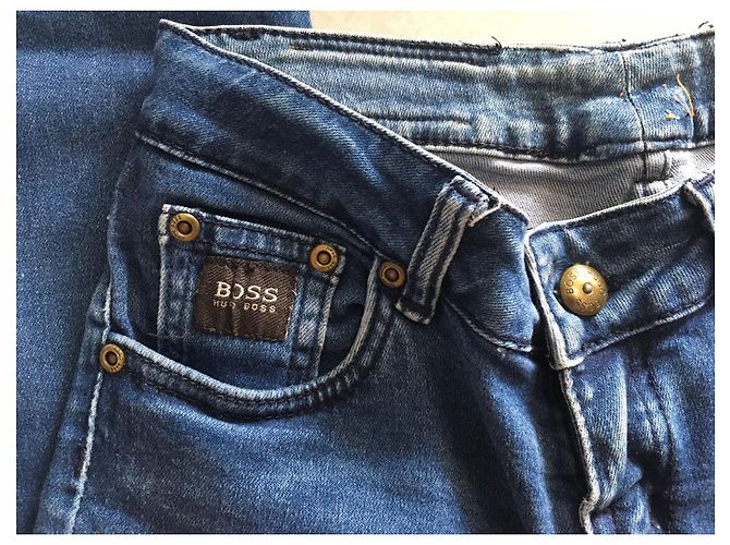 Jeans skinny Hugo Boss Blu - vista 3