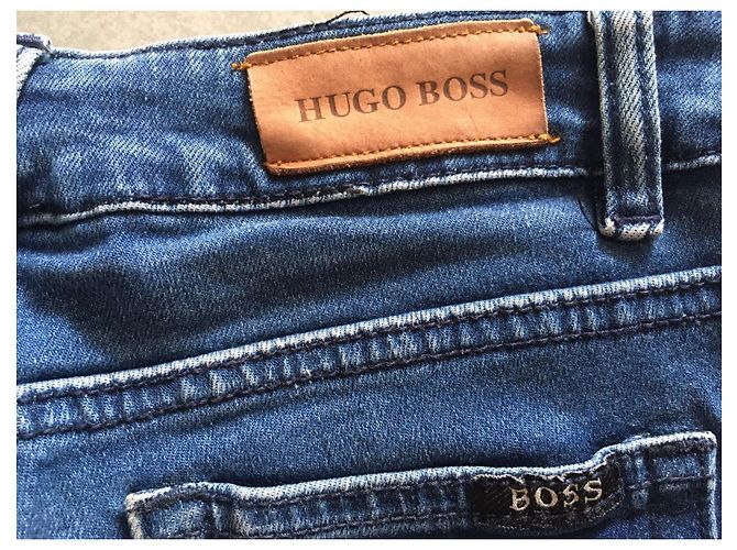 Jeans skinny Hugo Boss Blu - vista 4