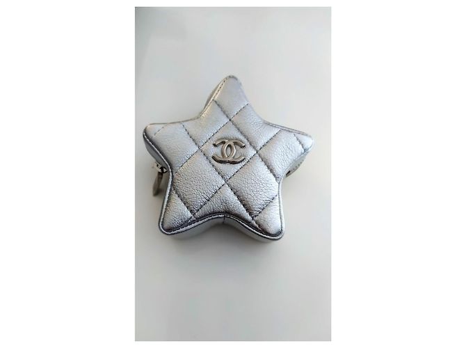 cartera Chanel Plata - vista 2