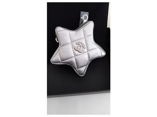 cartera Chanel Plata - vista 3