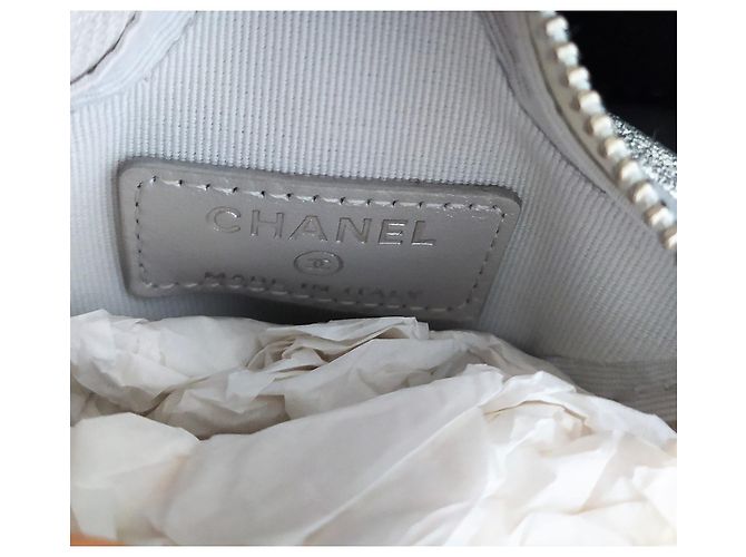 cartera Chanel Plata - vista 6