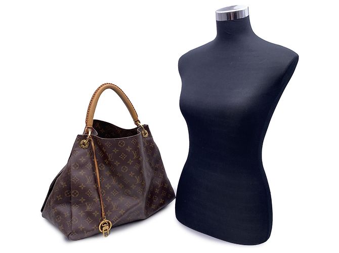Louis Vuitton Monogramm Canvas Artsy MM Tote Schultertasche Braun - Ansicht 2
