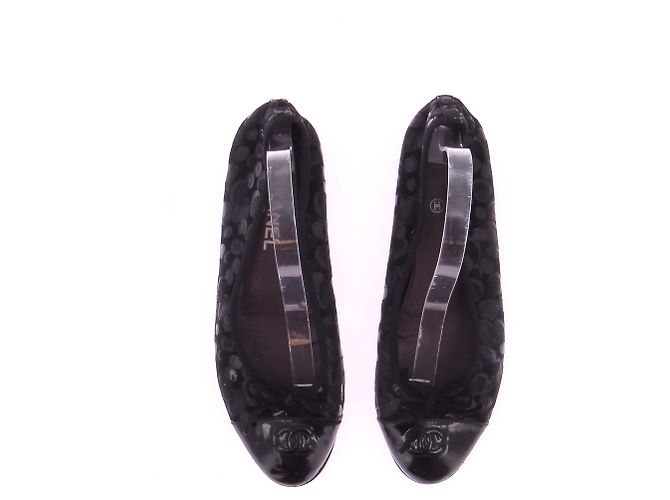 Bailarinas Chanel T.EU 39.5 Cuero Negro - vista 6