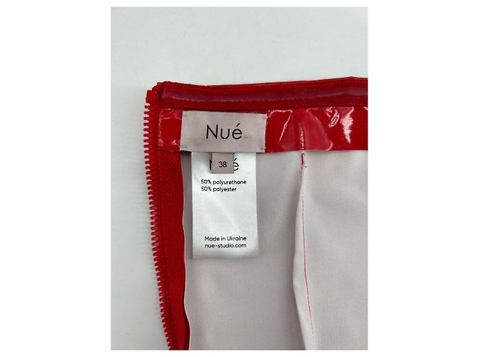 Emanuel Ungaro Nué Kleid T.IT 38 Synthetisch Rot - Ansicht 5
