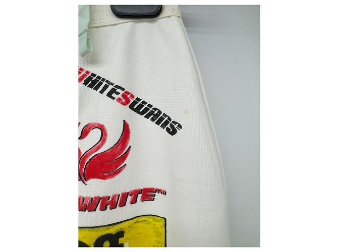 Off White Off-White Röcke T.International S Polyester Weiß - Ansicht 8