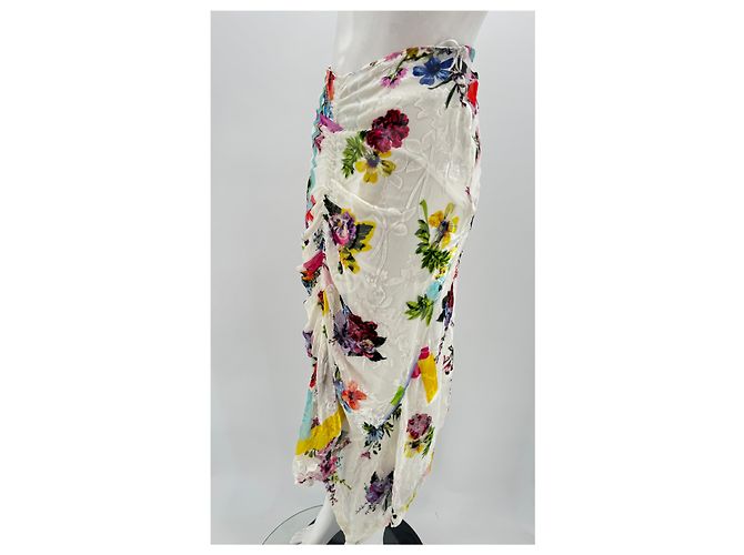 Preen By Thornton Bregazzi Faldas Preen de Thornton Bregazzi T.International XS Viscosa Blanco - vista 4