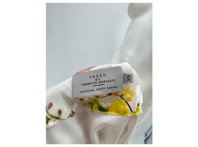 Preen By Thornton Bregazzi Faldas Preen de Thornton Bregazzi T.International XS Viscosa Blanco - vista 5
