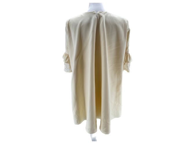 Vestido Alexander McQueen T.IT 40 de lana Crudo - vista 2