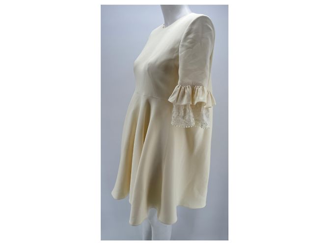 Vestido Alexander McQueen T.IT 40 de lana Crudo - vista 4