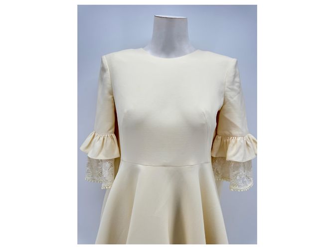 Vestido Alexander McQueen T.IT 40 de lana Crudo - vista 5