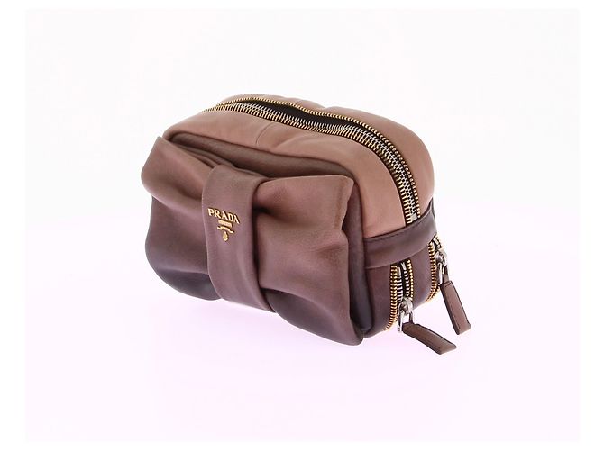Bow Clutch bags PRADA T.  Couro - vista 3
