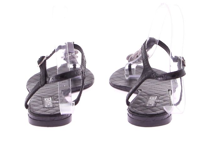 Sandali Chanel T.EU 39 Pelle Nero - vista 5