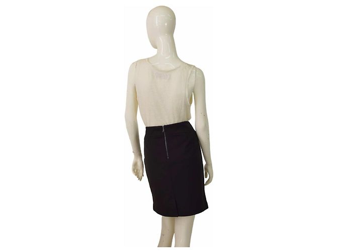 Autre Marque Laundry by Shelli Segal Schwarzer Minirock aus Polyester - Ansicht 2