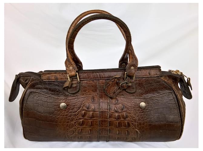 Autre Marque Borsa a tracolla J&M Davidson Marrone - vista 2