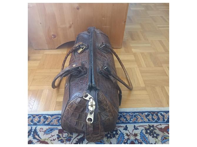 Autre Marque Borsa a tracolla J&M Davidson Marrone - vista 4