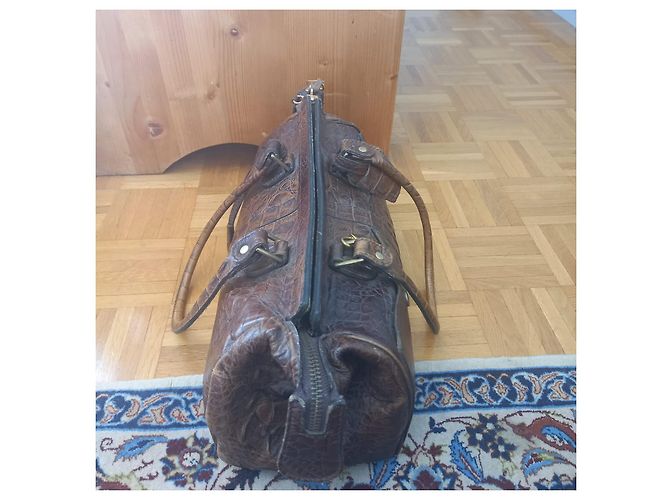 Autre Marque Borsa a tracolla J&M Davidson Marrone - vista 8
