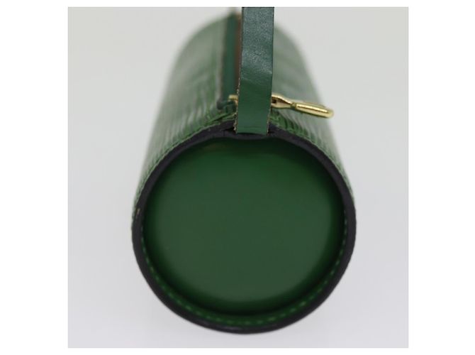 LOUIS VUITTON Epi Soufflot Pouch Verde LV Auth 76903 - vista 4
