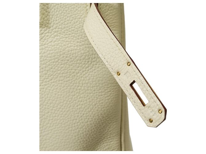 Hermès Sac HERMES Birkin 35 en Cuir Beige - 101994 - vue 7