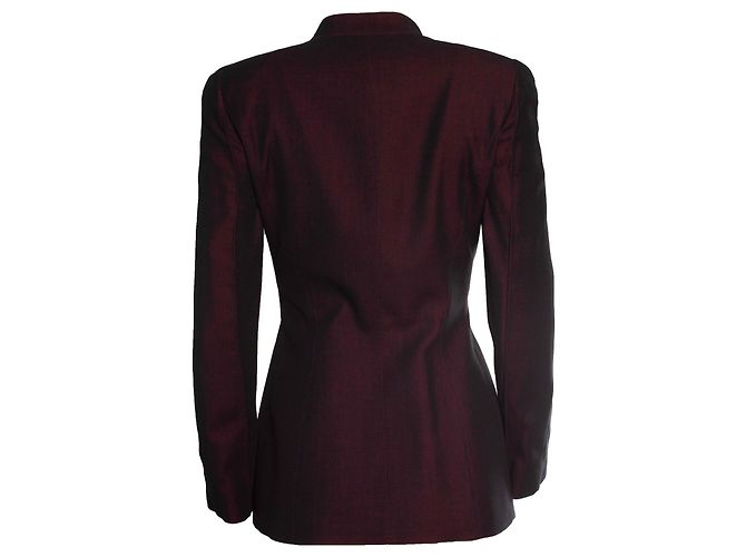 Thierry Mugler, Abito misto bordeaux Rosso - vista 4