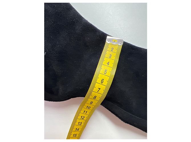 Botas Jimmy Choo de ante negro con punta 36 - vista 12