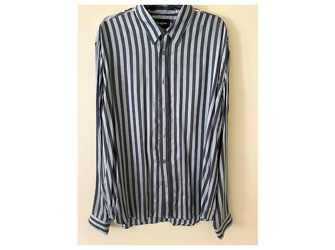 Camicia uomo The Kooples Blu chiaro Blu scuro - vista 2