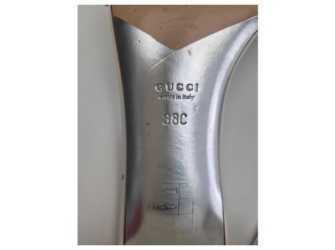 Mules Gucci de charol blanco - vista 8