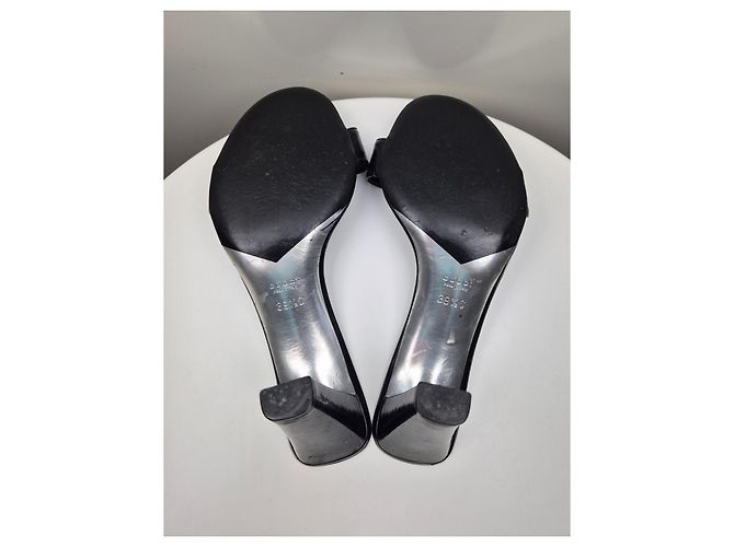 Mule Gucci in vernice nera Nero - vista 7