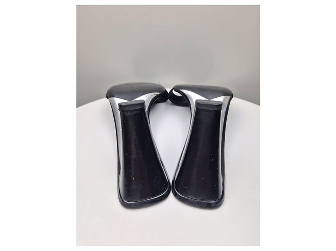 Mule Gucci in vernice nera Nero - vista 8