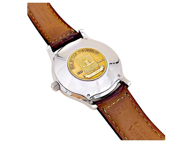 Montre Jaeger Lecoultre, "Master Control", acier, cuir. - vue 3