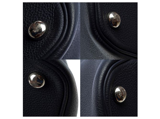 Hermès Borsa HERMES Bolide in Pelle Blu Navy - 101971 - vista 11