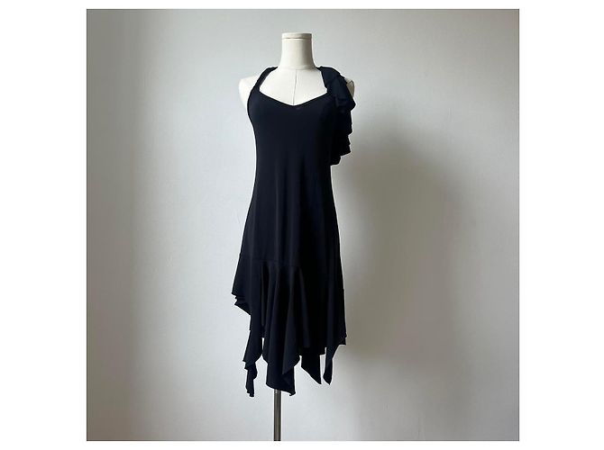 Vanessa Bruno Athe Italienisches asymmetrisches Vintage-Kleid - Ansicht 2