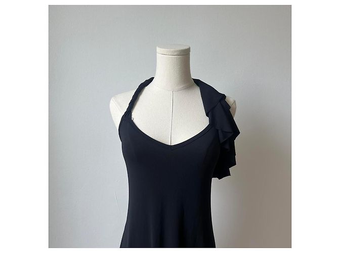 Vanessa Bruno Athe Italienisches asymmetrisches Vintage-Kleid - Ansicht 3