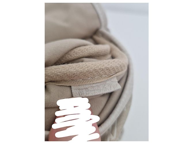 Borsa a tracolla Louis Vuitton Saumur Monogramma Crema Beige - vista 4