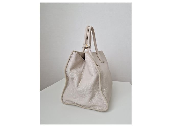Borsa Prada in pelle color crema Crudo - vista 10