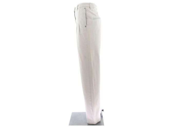 Jeans Chanel T.FR 36 Cotone Bianco - vista 4